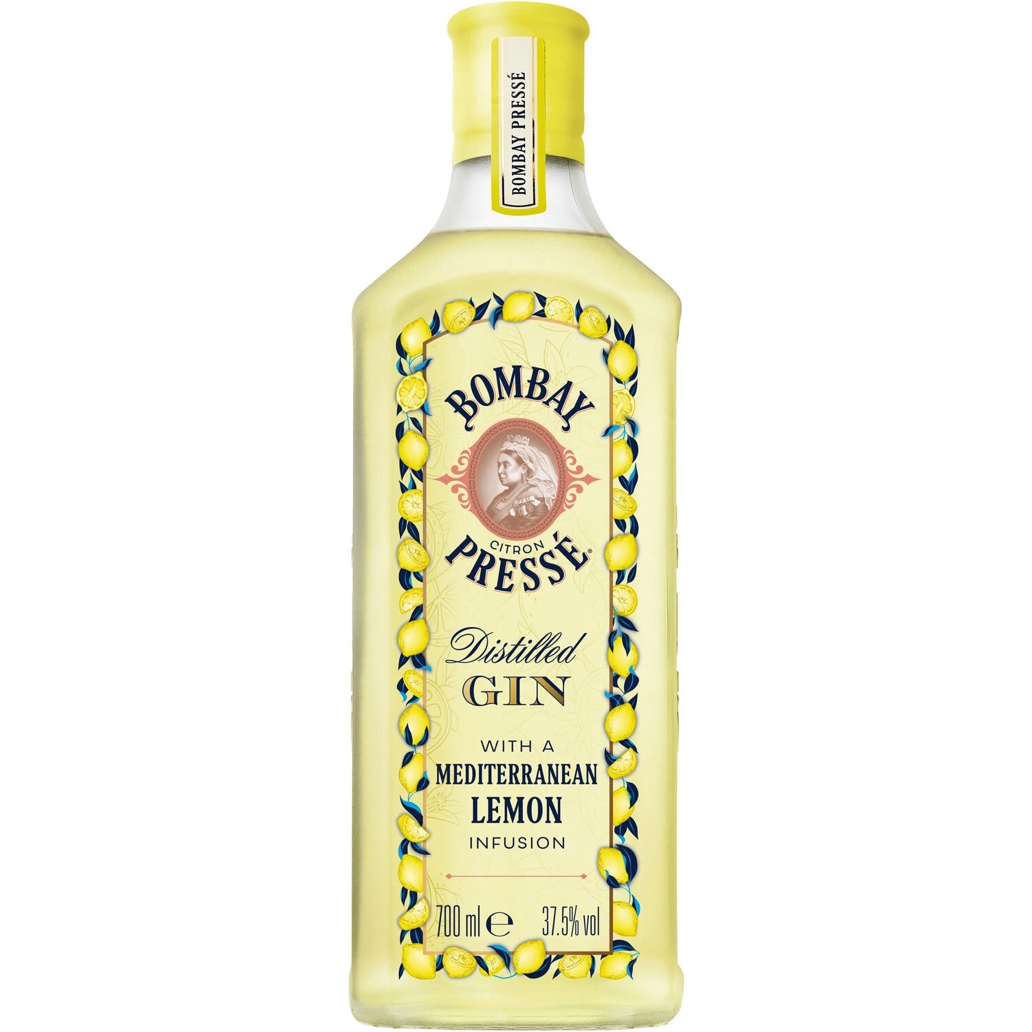 Squeezed lemon gin, 37.5°, 70cl bottle, BOMBAY