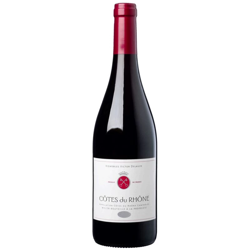 Vin Rouge Côtes du Rhône, 13,5°, 75cl - CELLIERS DU CLOCHER