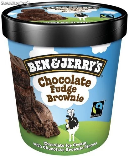 Glace en pot chocolat fudge brownie 500ml - BEN & JERRY'S