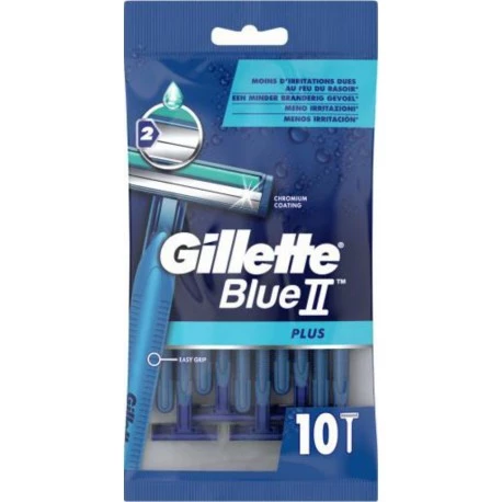 Blue Ii Plus X10 Men's Disposable Razor - Gillette