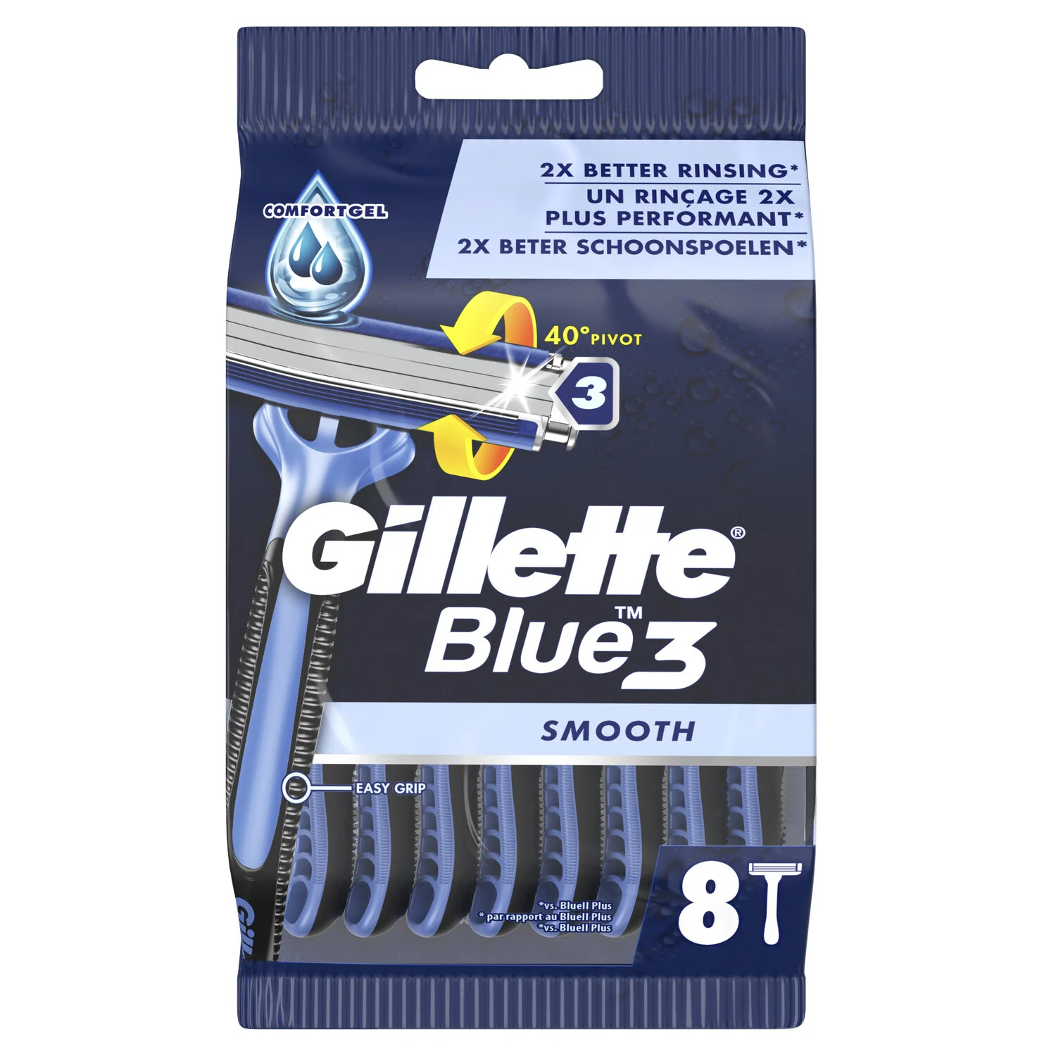 Rasoirs Jetables Blue 3 Smooth - Gillette