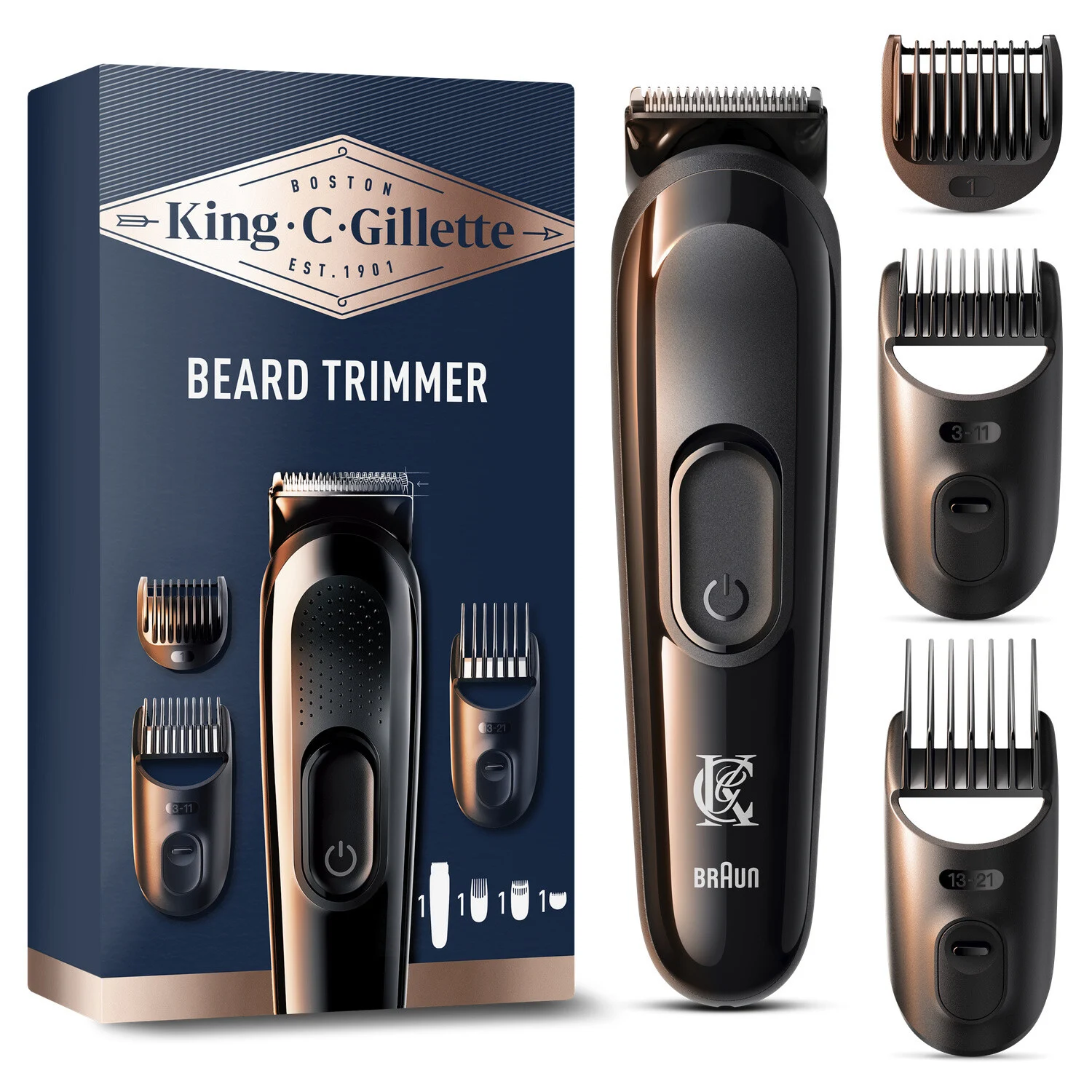 Tondeuse à Barbe Avec Accessoires King C - Gillette