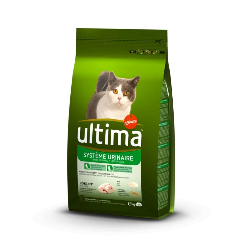 طعام القطط للجهاز البولي 1.5 كجم - ULTIMA