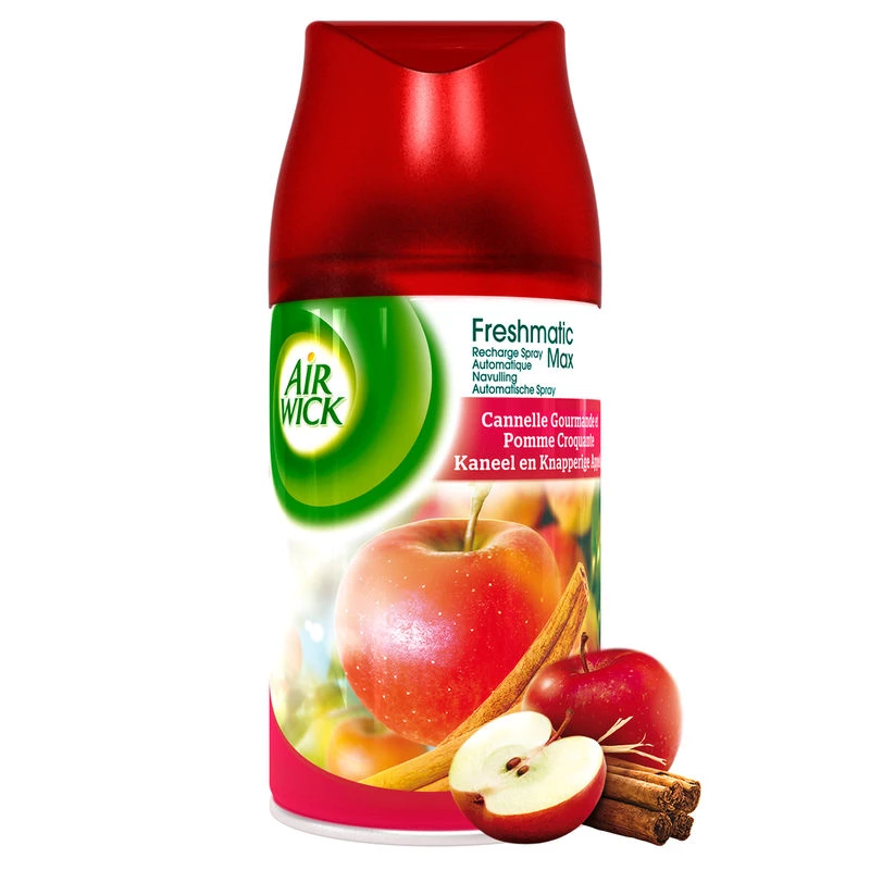 Recharge désodorisant freshmatic pomme/canelle 250ml - AIR WICK
