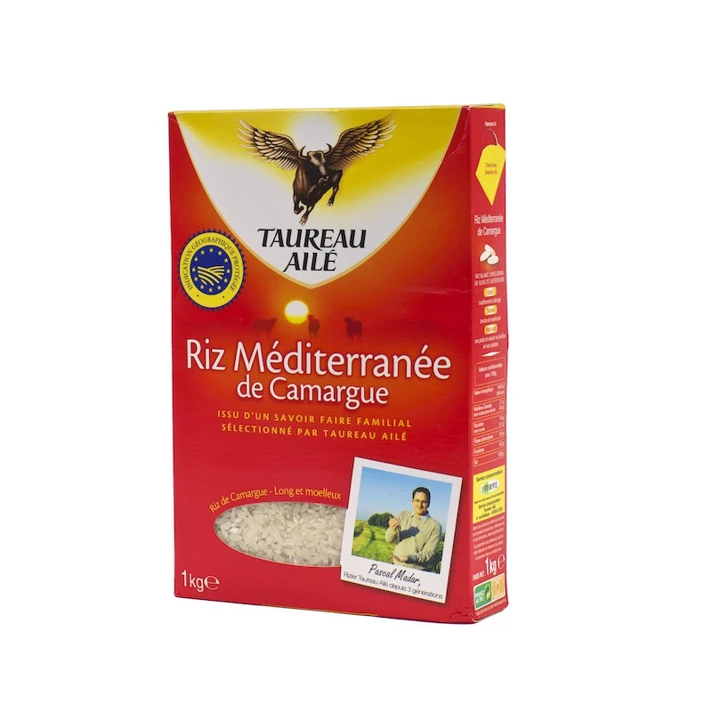 Riz Méditerranée de Camargue, 1kg - TAUREAU AILE
