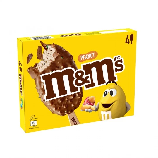 Bâtonnets chocolat & cacahuète x4 - M&M'S