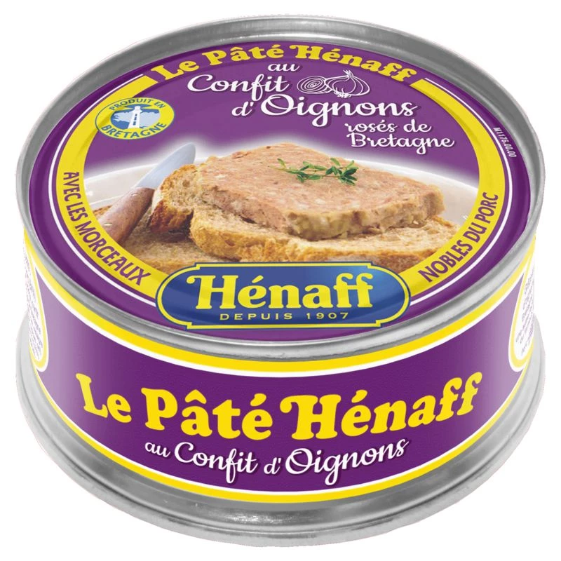 Pate Henaff Confit Oignons 76g