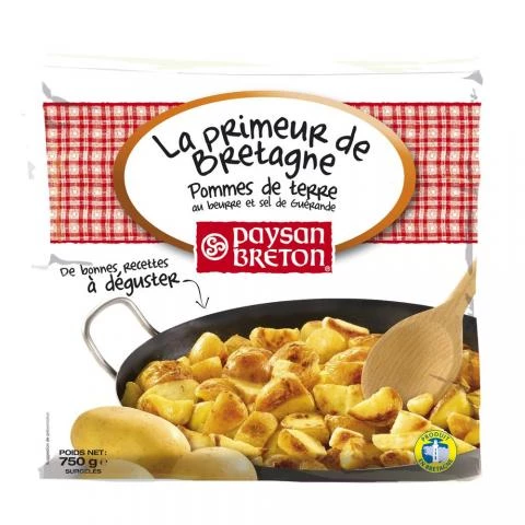Pommes de terre, beurre & sel de Guérande 750g - PAYSAN BRETON