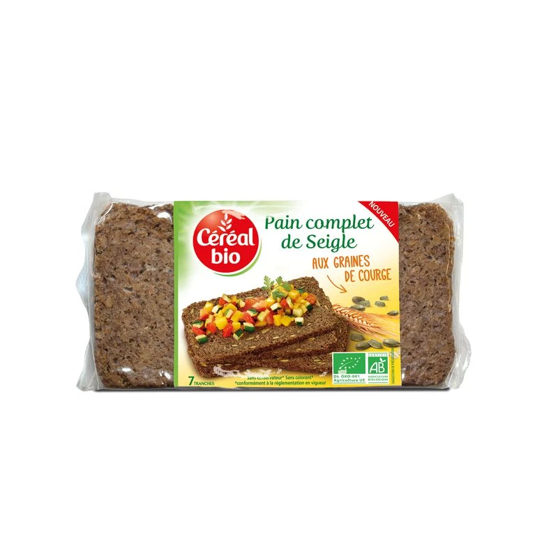 Pain Compl Seigle Courge 500g