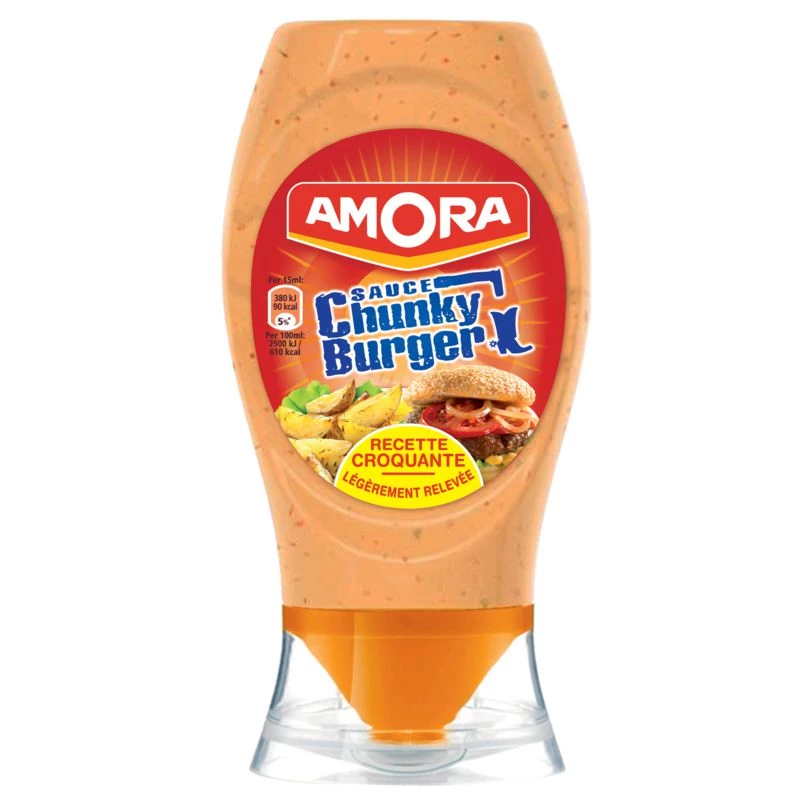 Sauce chunky burger 258g - AMORA