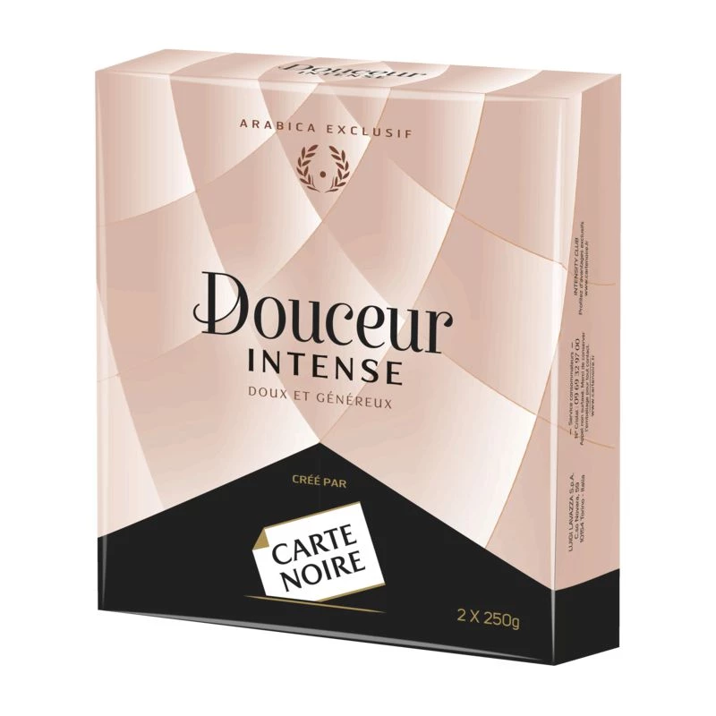 Intense zoetheid gemalen koffie 2x250g - CARTE NOIRE