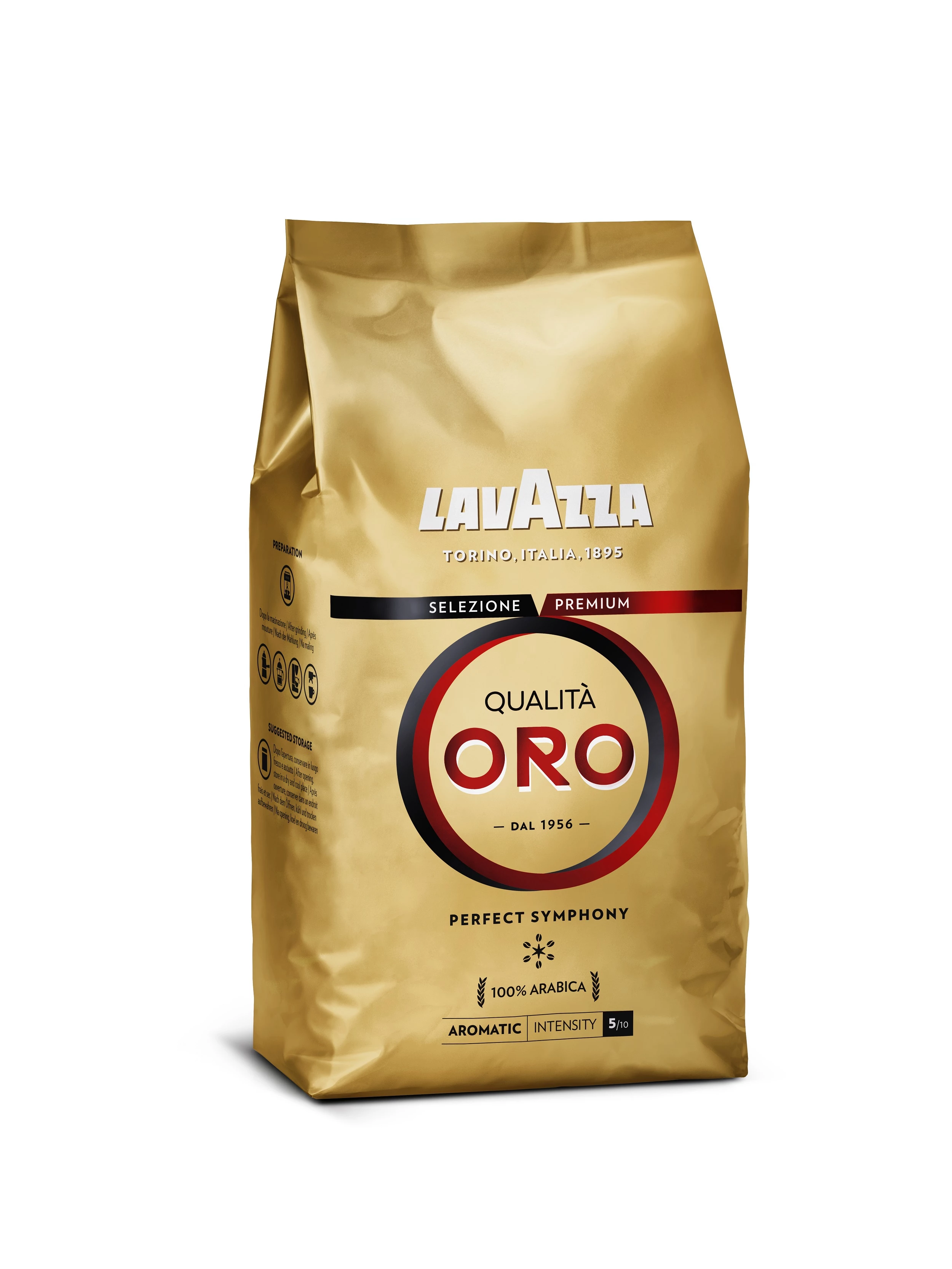 Café Grain Qualita Oro 1kg - LAVAZZA