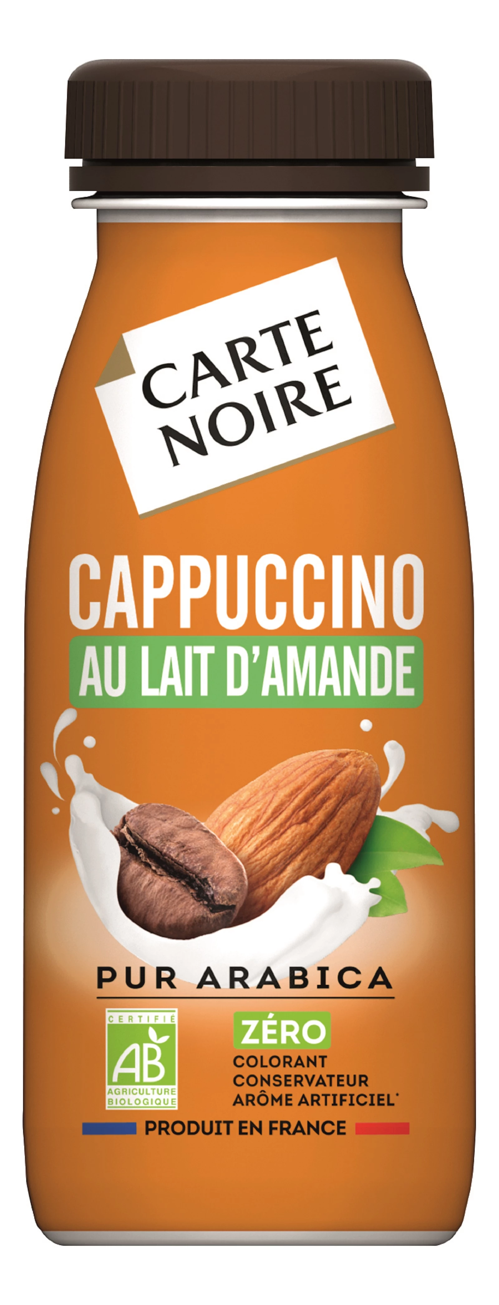 Cappucino Lait Amande Bio 25O ml - CARTE NOIRE