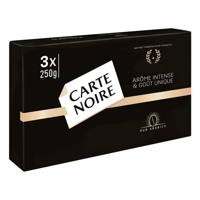 Gemalen koffie 3x250g - CARTE NOIRE