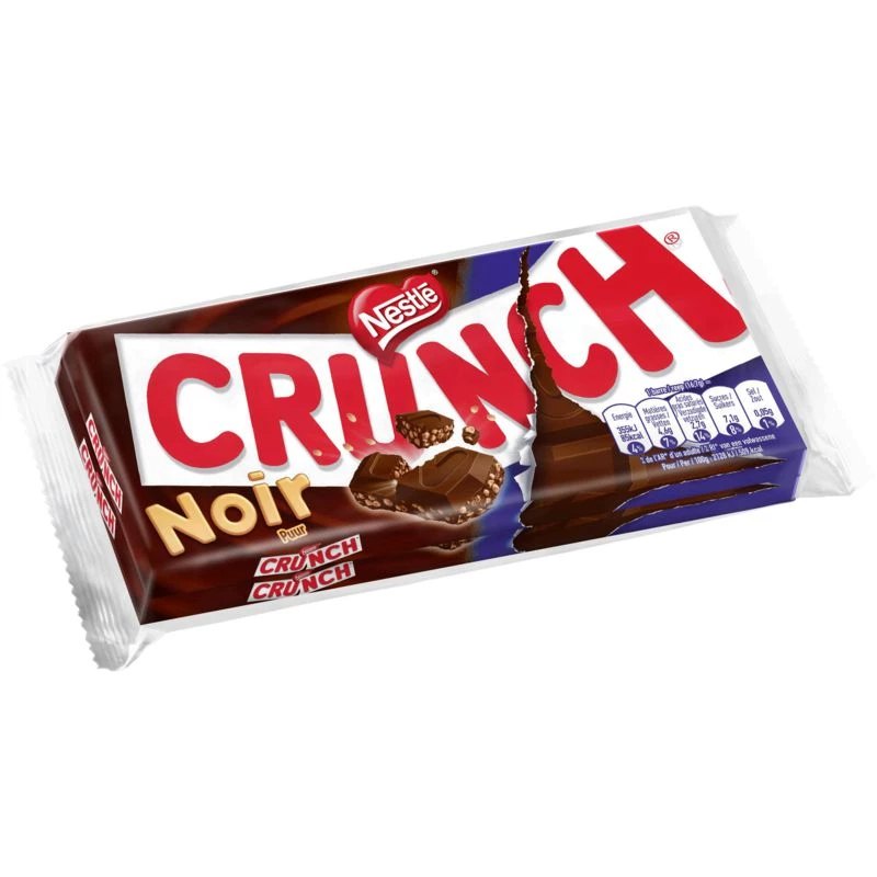 Dark Chocolate Bar and Crispy Cereals 2x100g - Crunch