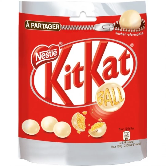Cereales de corazón de chocolate blanco 250g - KITKAT