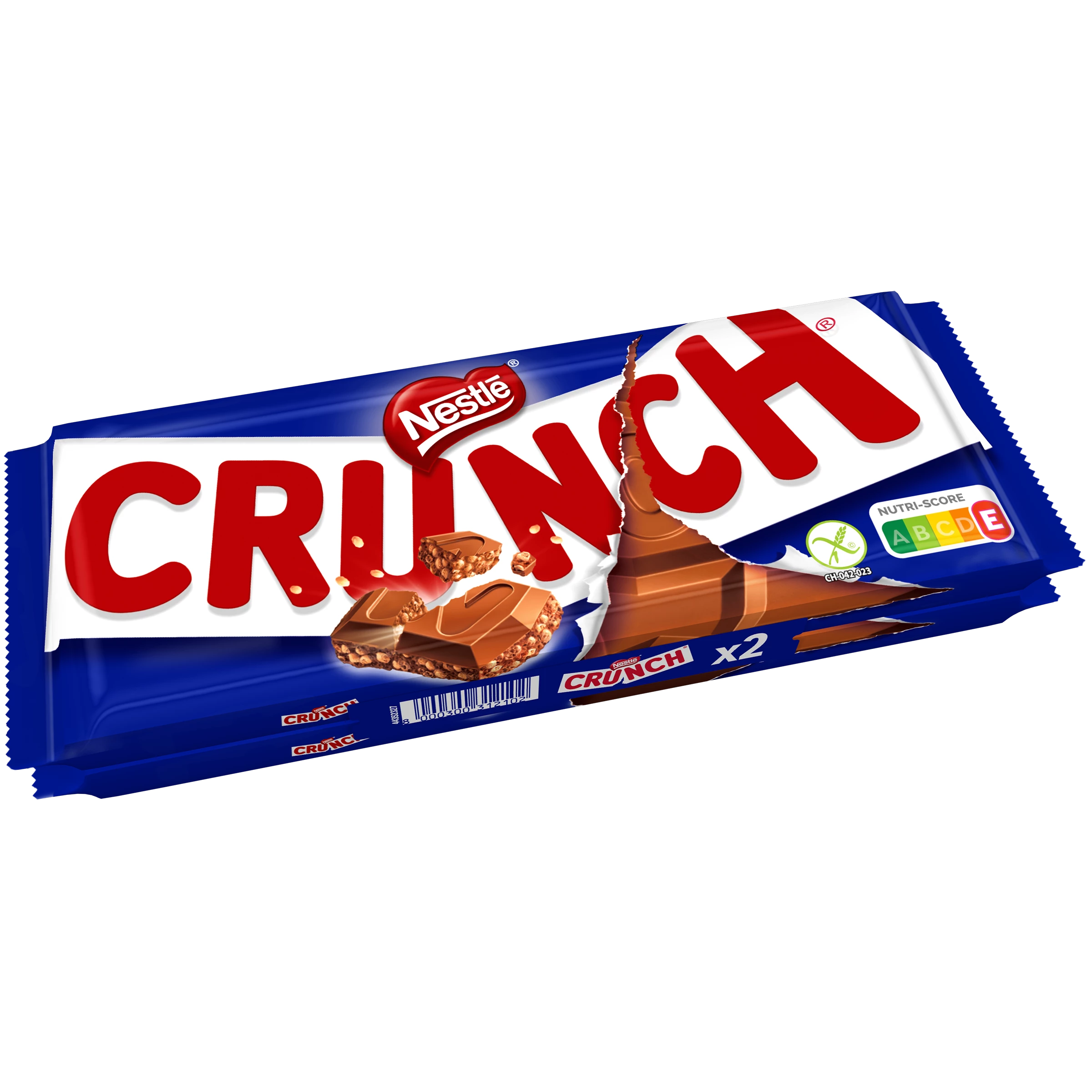 Milk chocolate and cereal bar 2x100g - NESTLE