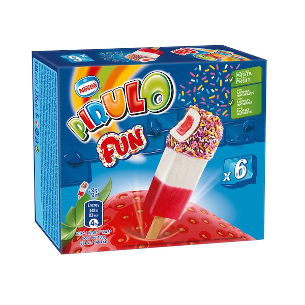 Bâtonnets fun 6x56g - PIRULO