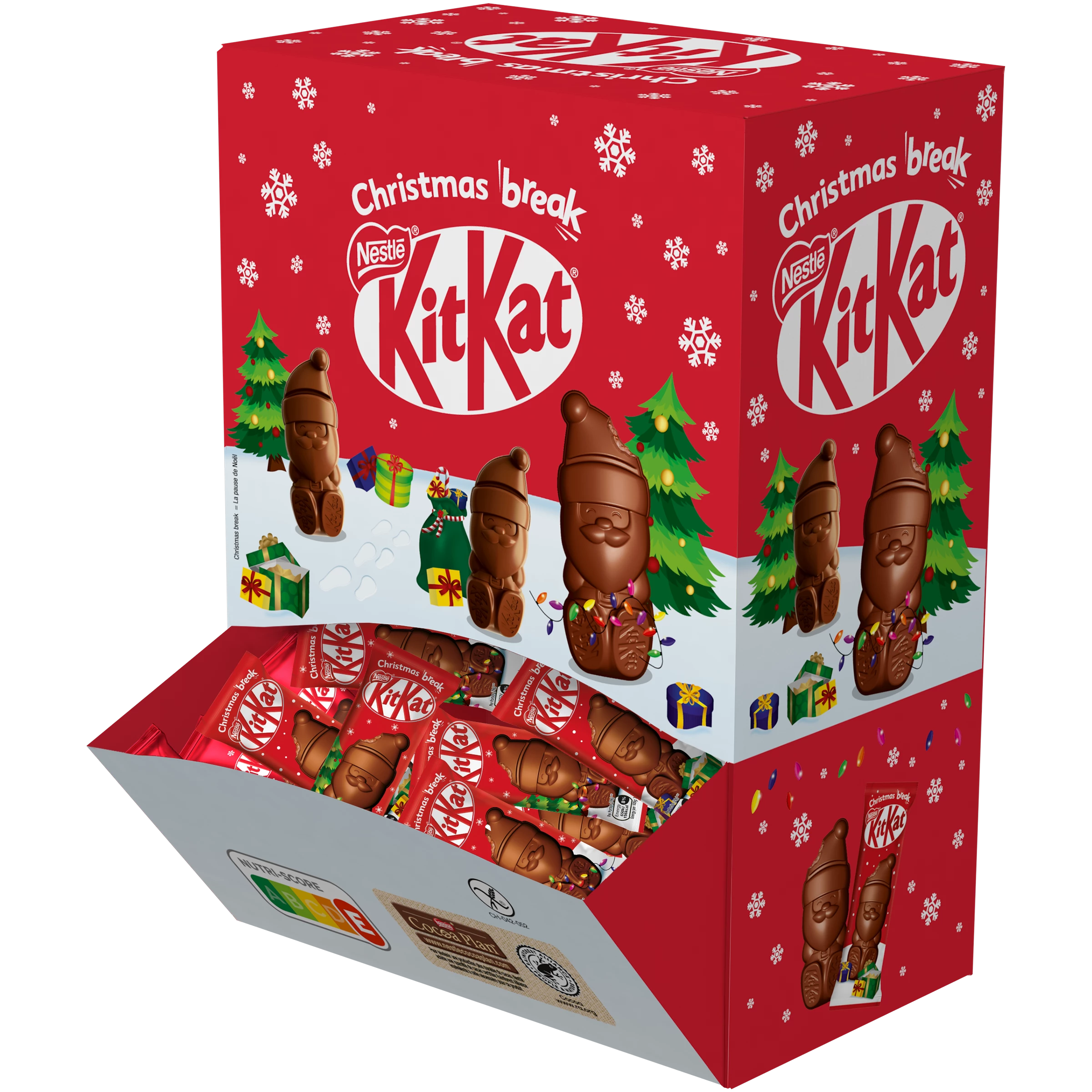 Mini Santa Claus In Chocolate 1 Kg - KITKAT