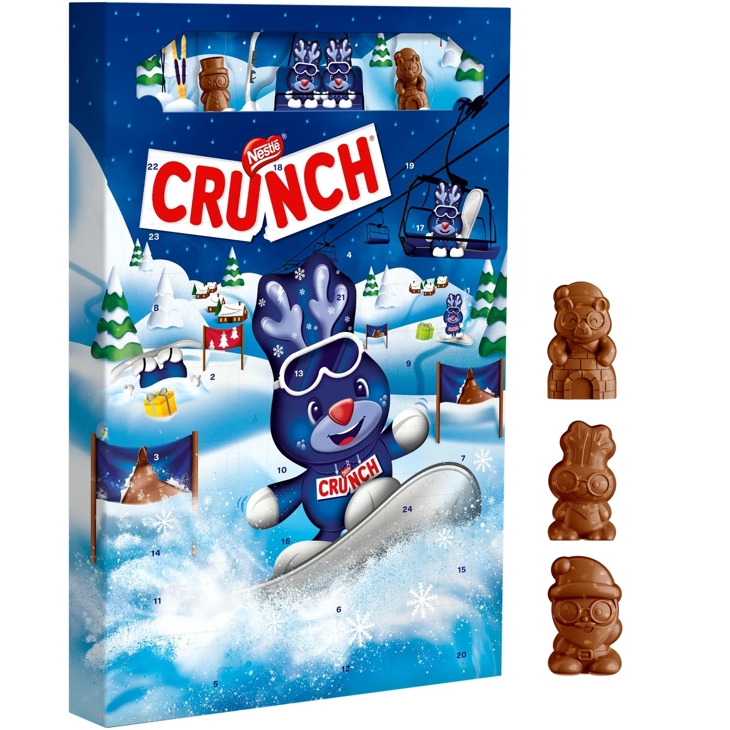 Advent Calendar Milk Chocolate and Crispy Cereals 182g - CRUNCH