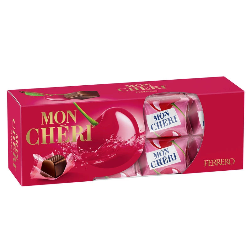 Assortiment De Chocolats à La Liqueur De Cerise 168g - Mon Cheri