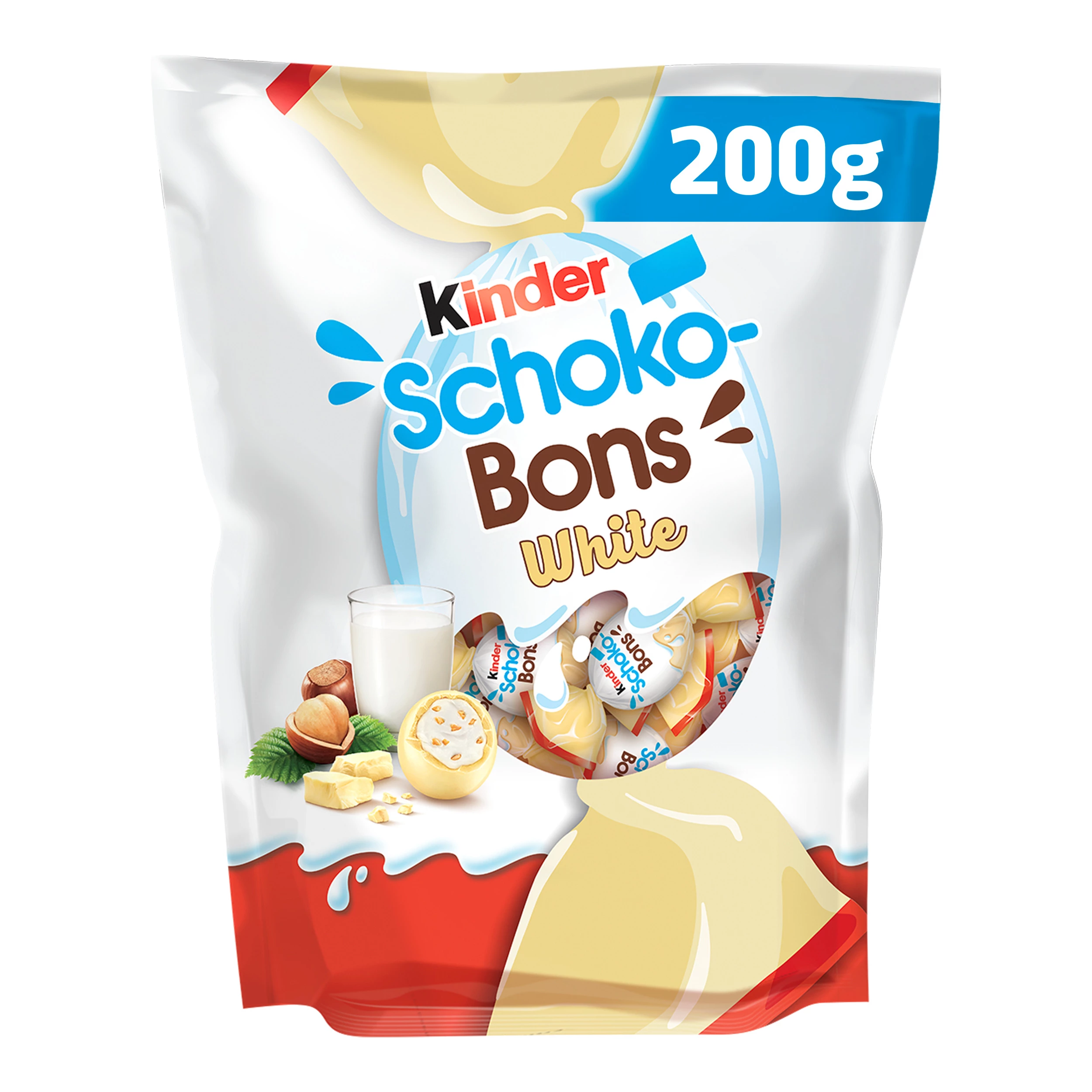 Children's chocolate candies white 200g - KINDER