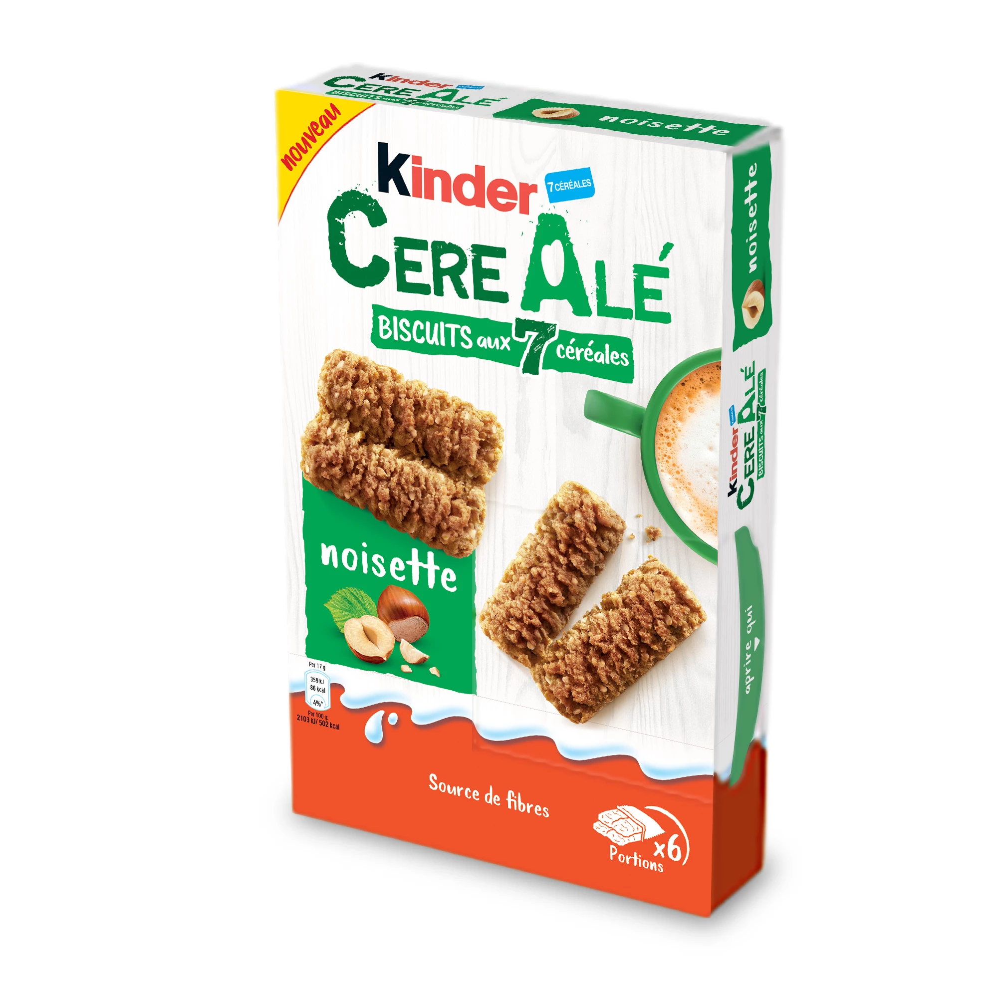 7 Biscoitos Cereais Avelã 204g