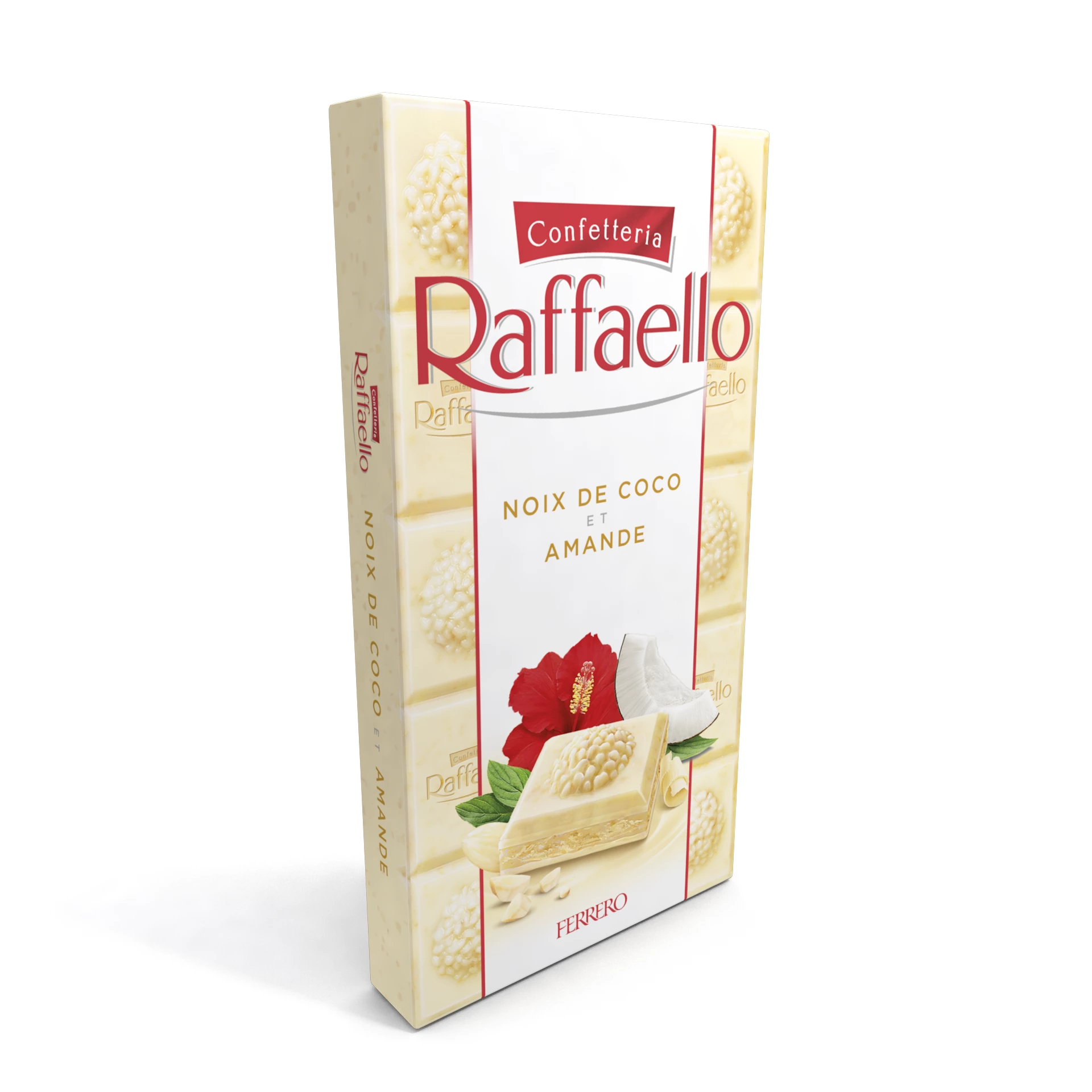 Barra Raffaello Chocolate Blanco Coco 90g - FERRERO