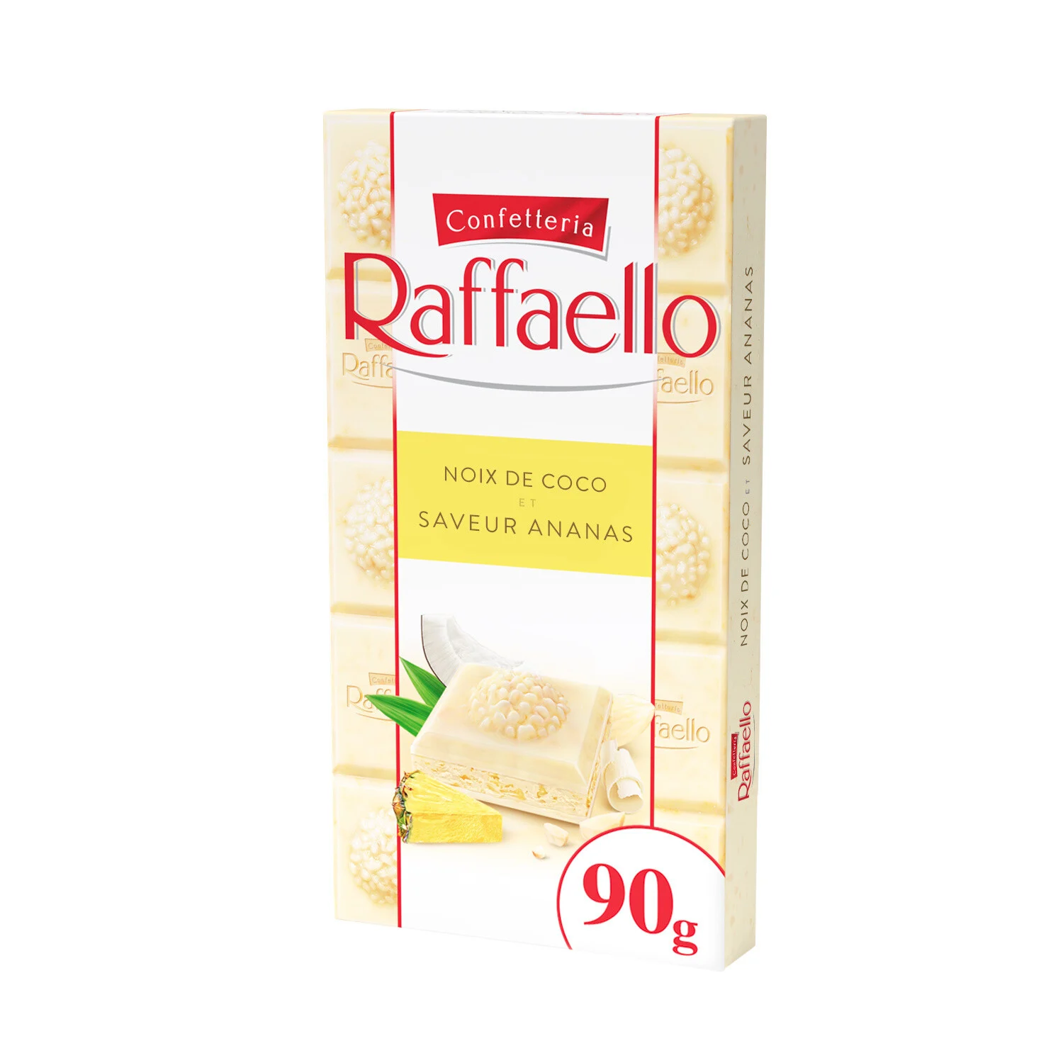 Tablette Noix De Coco Et Ananas 90g - Raffaello