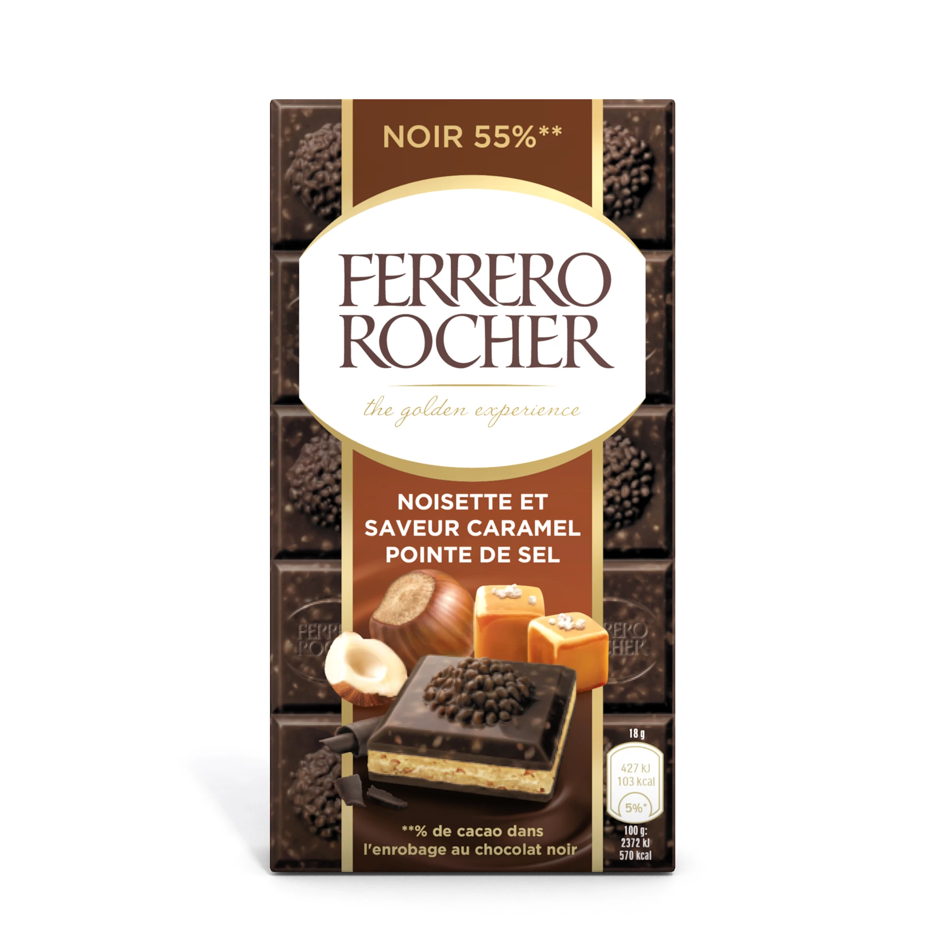 Rocher Caramello Tavoletta 90gx18 - FERRERO