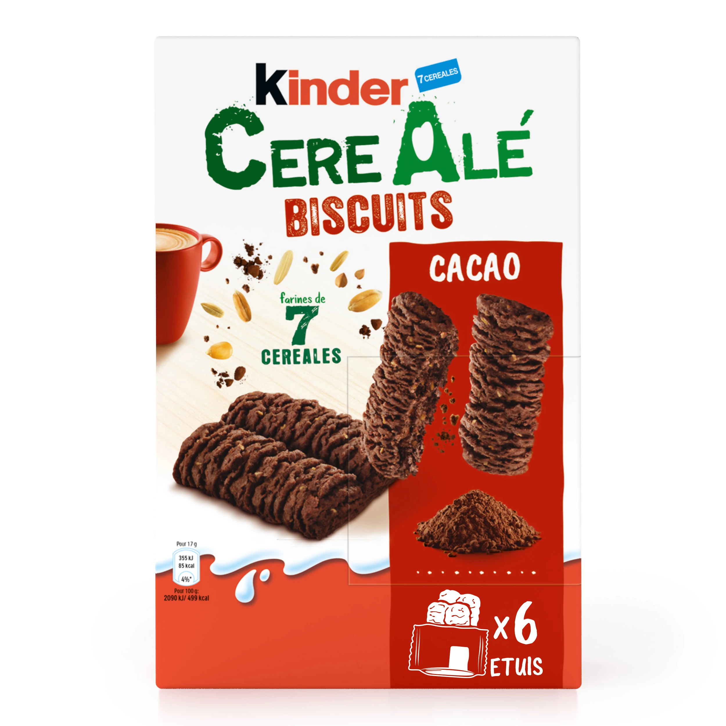 Getreide- und Kakaokekse – 204 g - KINDER