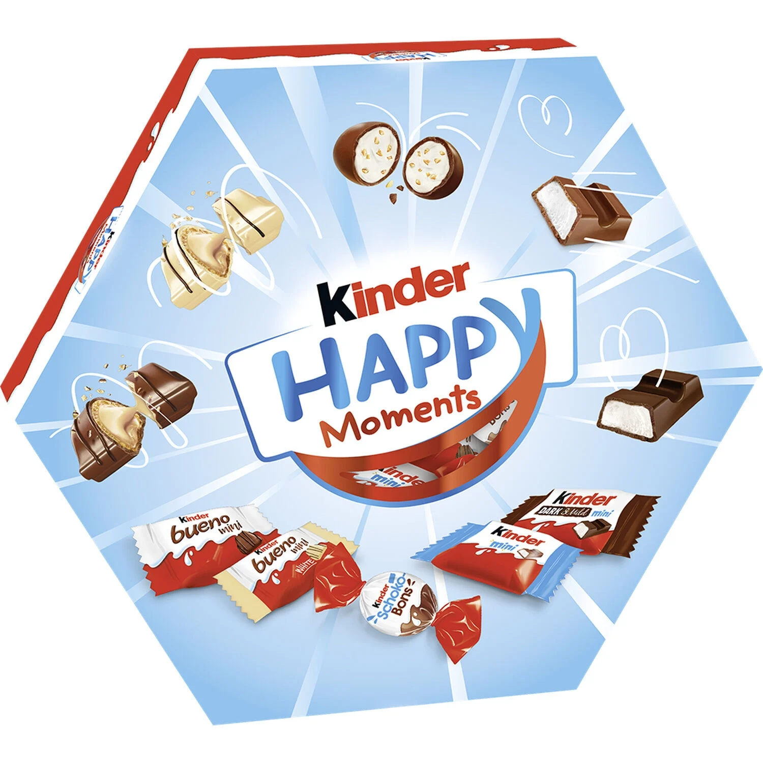 Assortiment Chocolat Happy Moments 161g - Kinder
