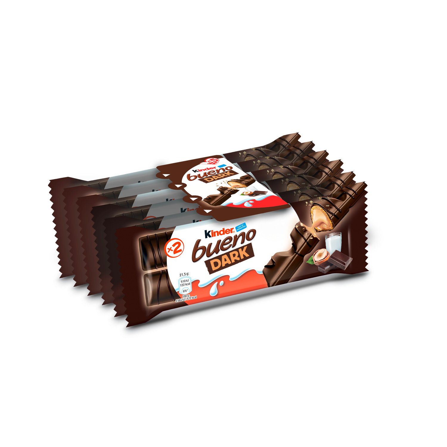 Barre Chocolatée Bueno Dark X5 - KINDER