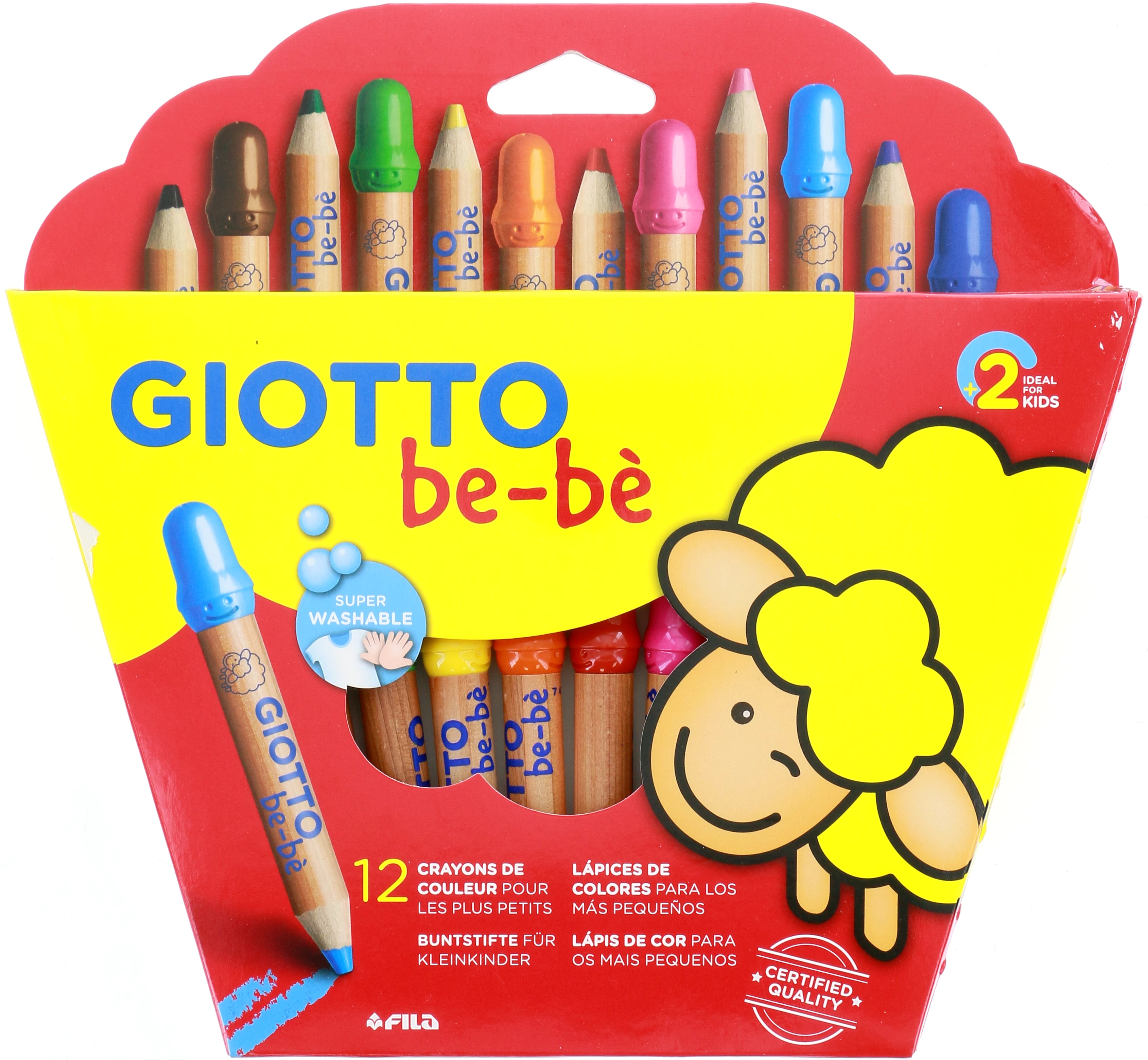 12 Crayons De Coloriage Bebe