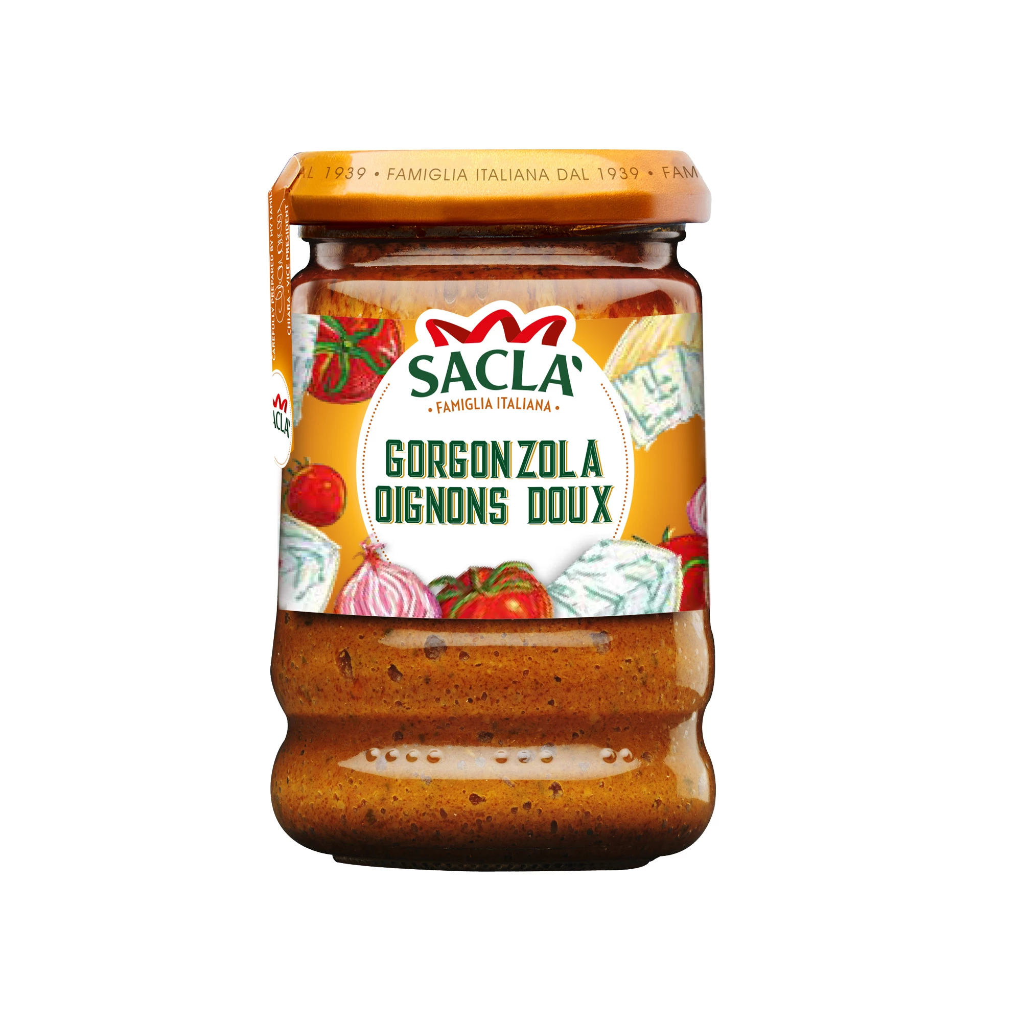 Sacla Oignon/gorgonz. 190gr