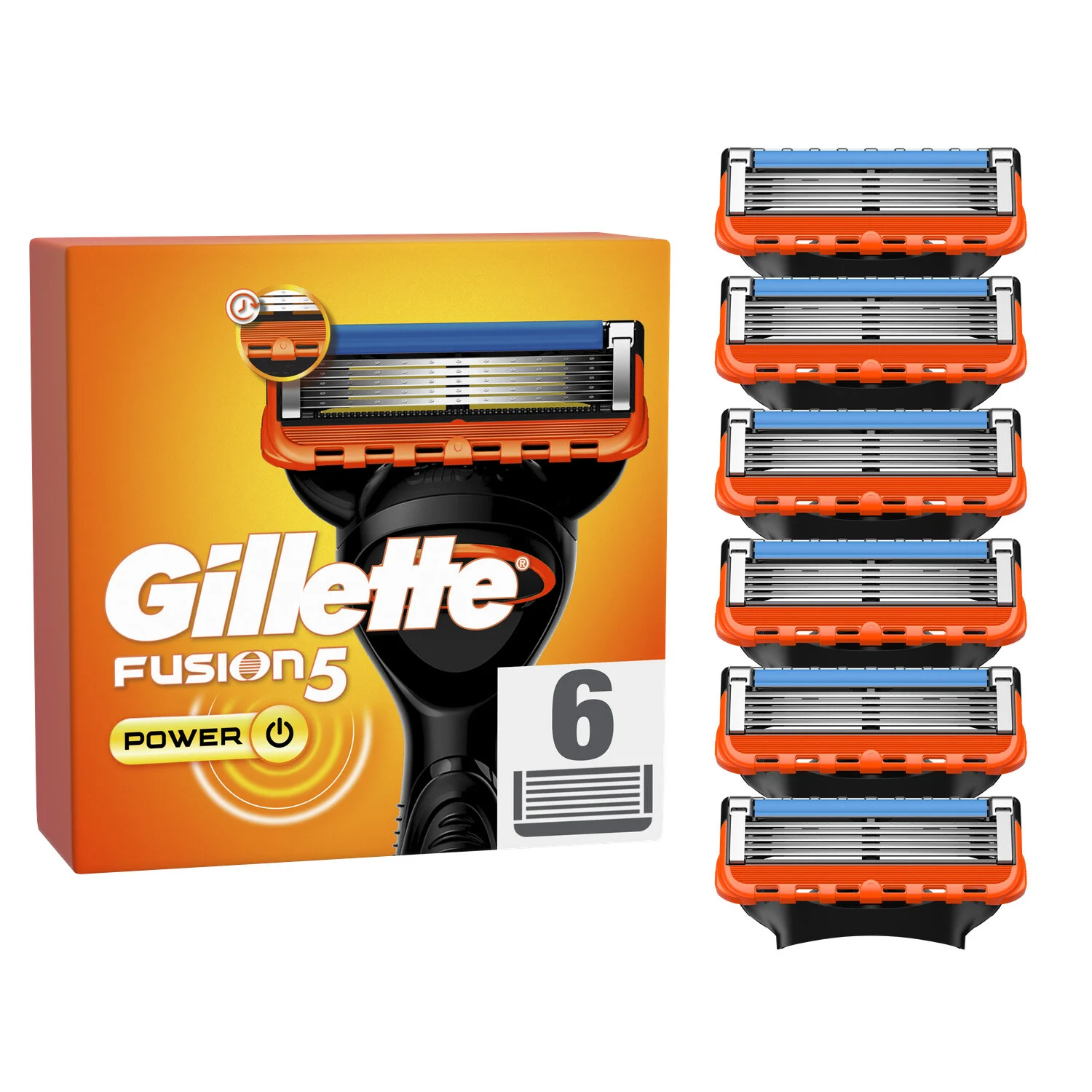 Lames De Rasoir Pour Homme Fusion5 Power -gillette