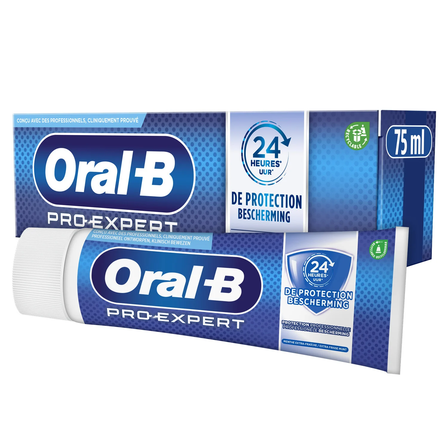 Pro Expert Protection Pro Extra Fresh Mint Toothpaste 75ml - ORAL-B