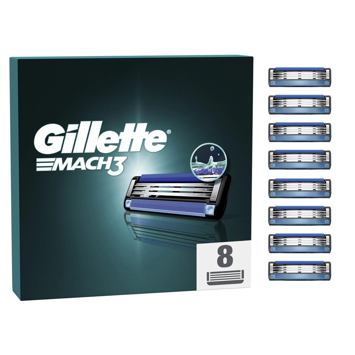 X8 Lames Mach3 Gillette