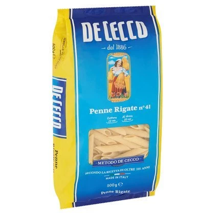 Pâtes penne rigate n°41 500g - DE CECCO