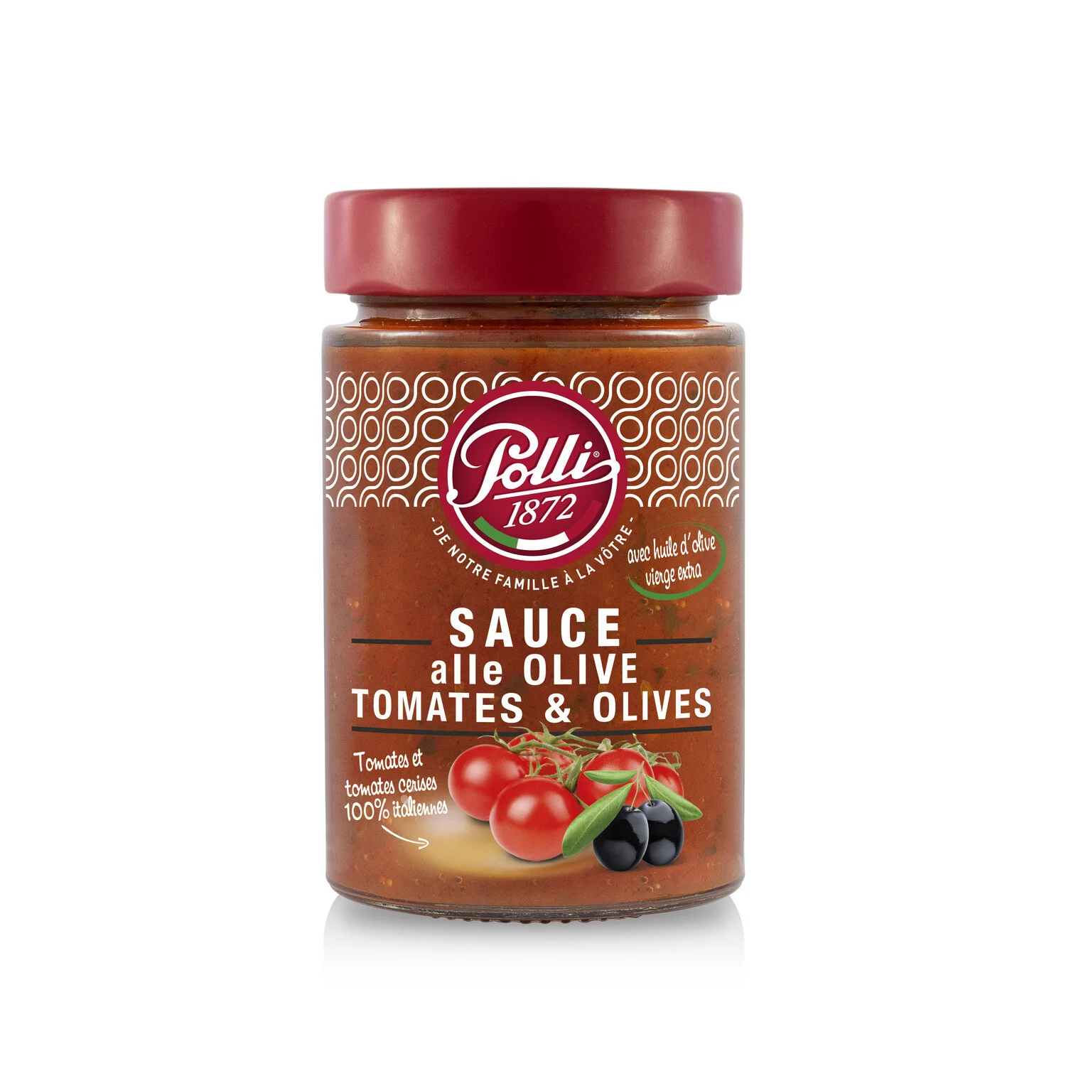 190g tomato and olive sauce - Polli