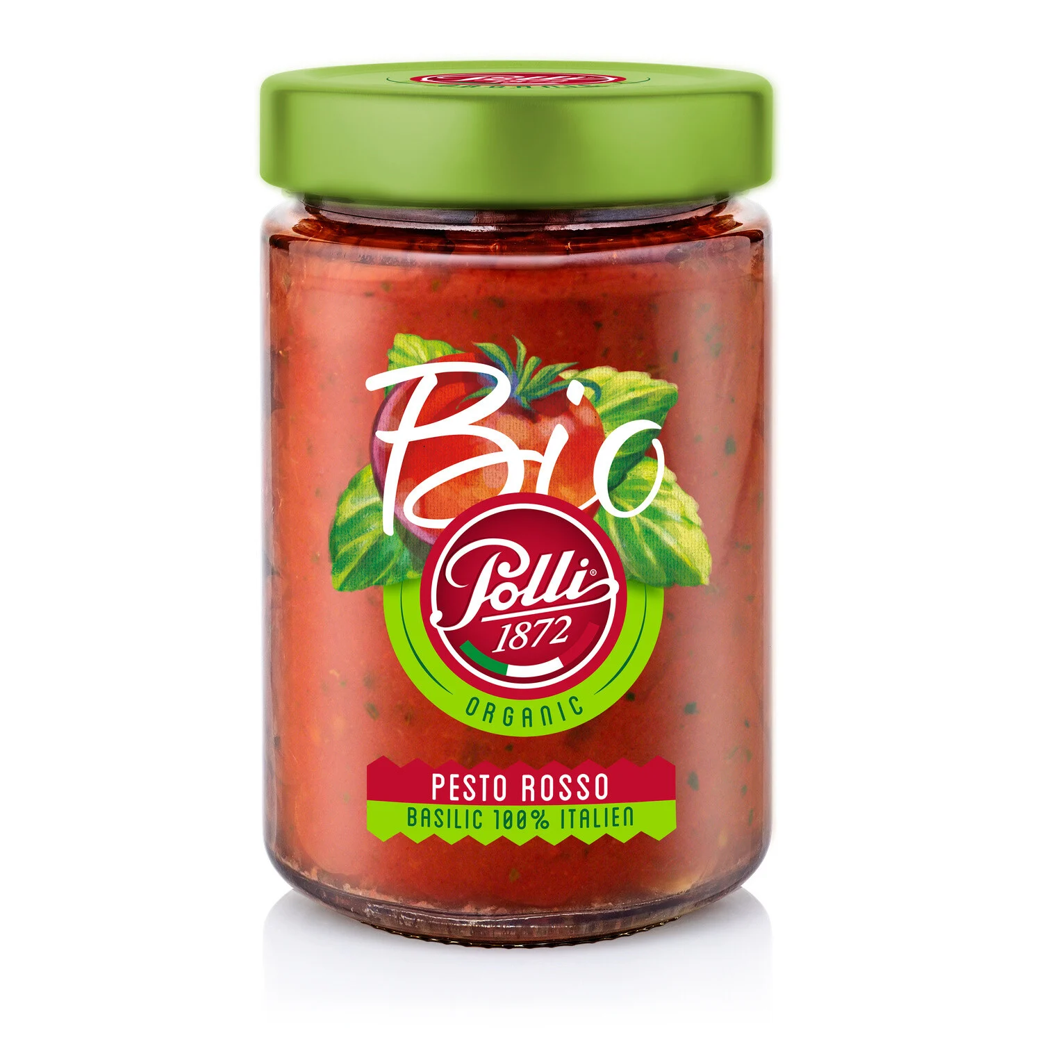 Sauce bio Pesto Rosso 190g - POLLI