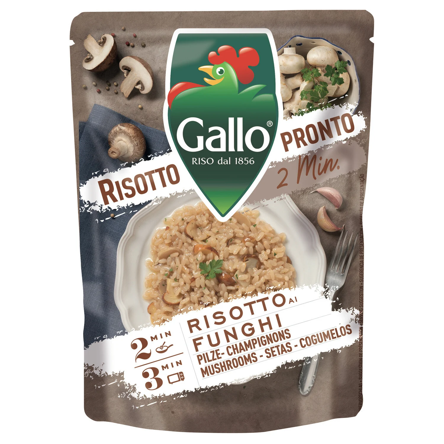 Mushroom Risotto 250g - Riso Gallo