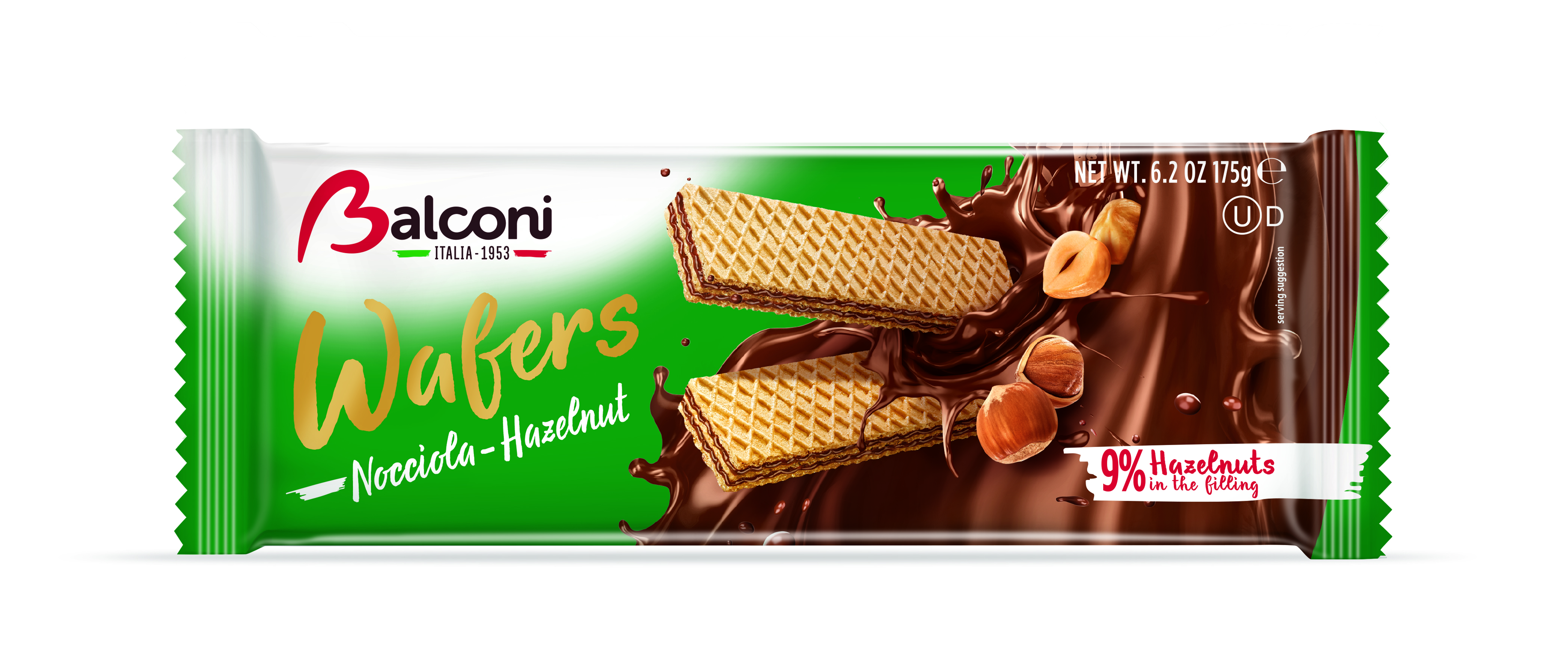 Hazelnut Wafers 150g - BALCONI