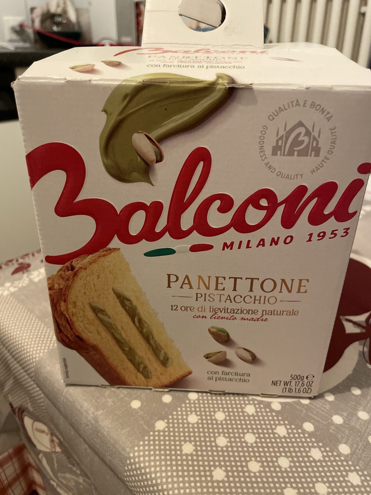 Panettone Cr.pistach.500g