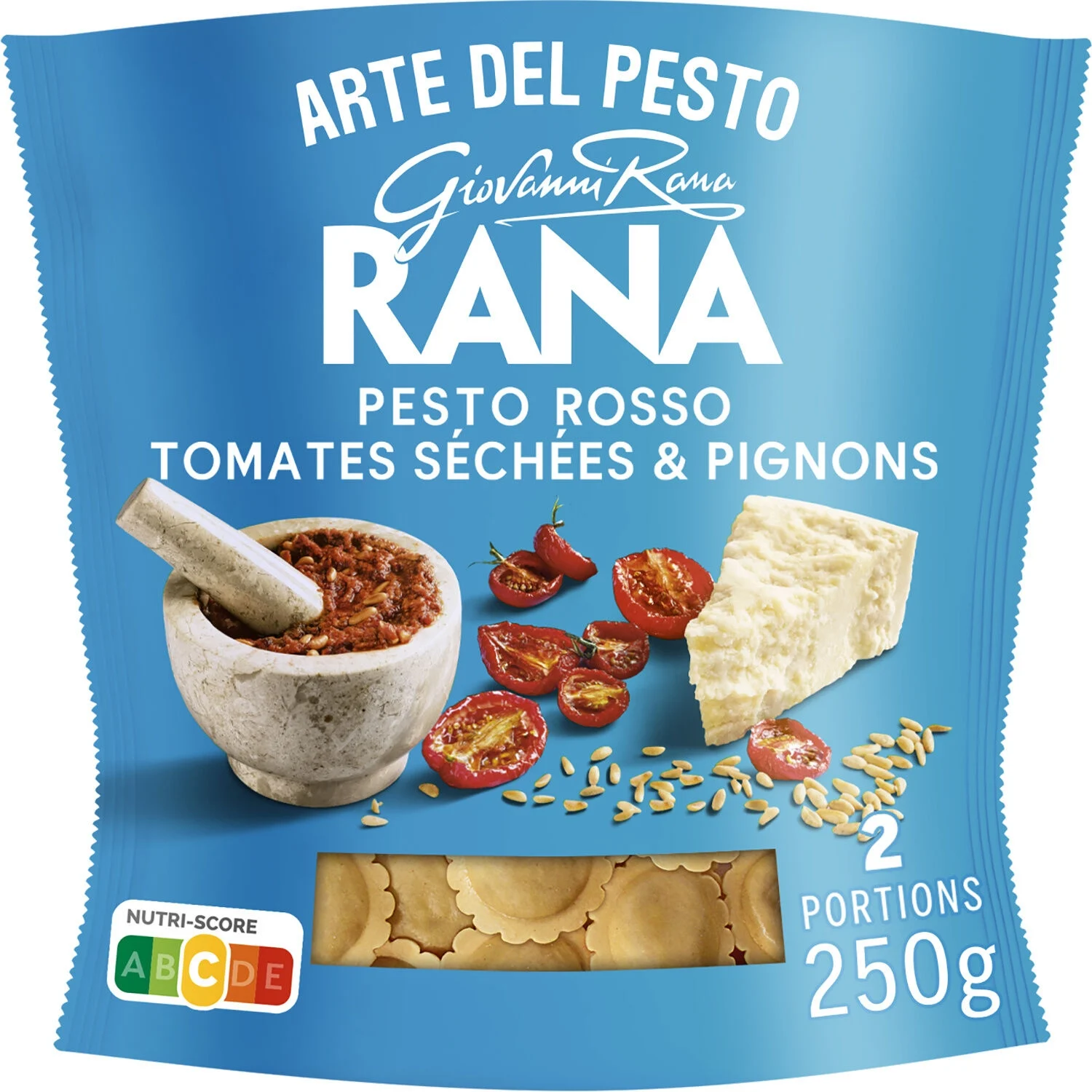 Fresh Pesto Pesto Rosso Pasta Rosso Dried Tomatoes and Pings 250g - Rana