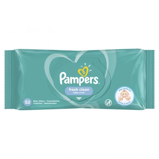 Geparfumeerde Babydoekjes 52 St - PAMPERS