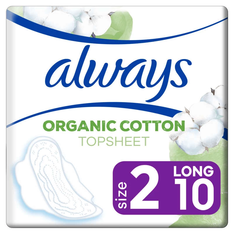 Always Coton Bio Serv. Long+ X