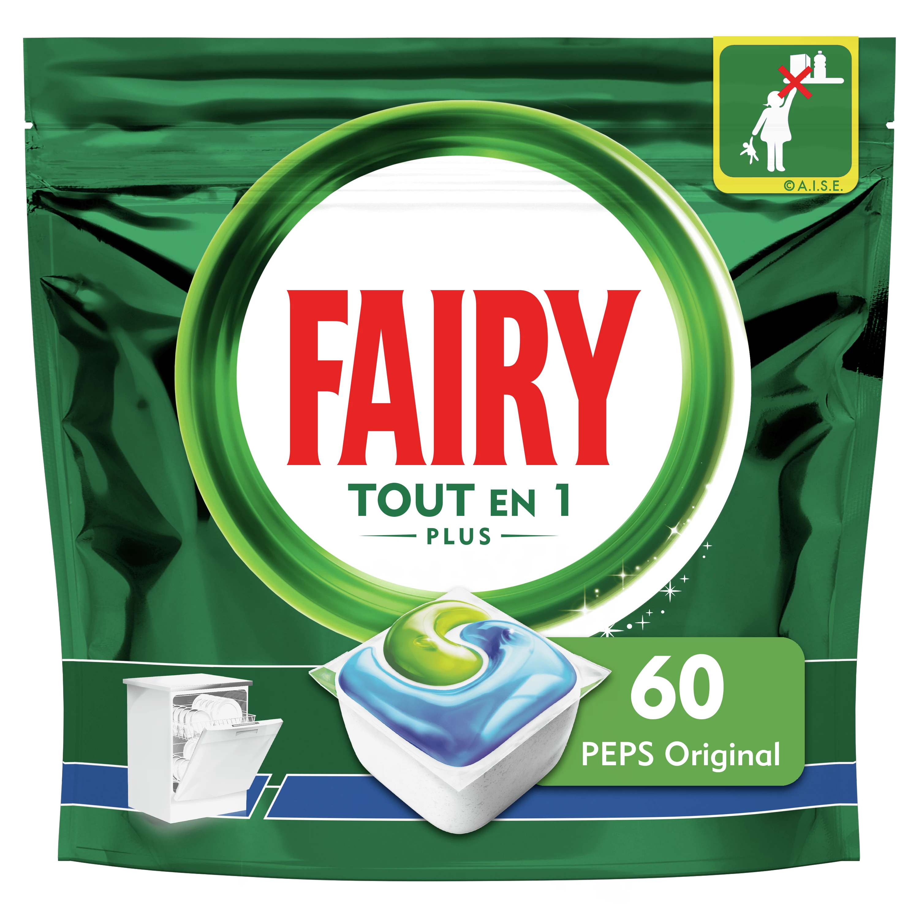 All-in-1 dishwasher tablet Original X60 - FAIRY