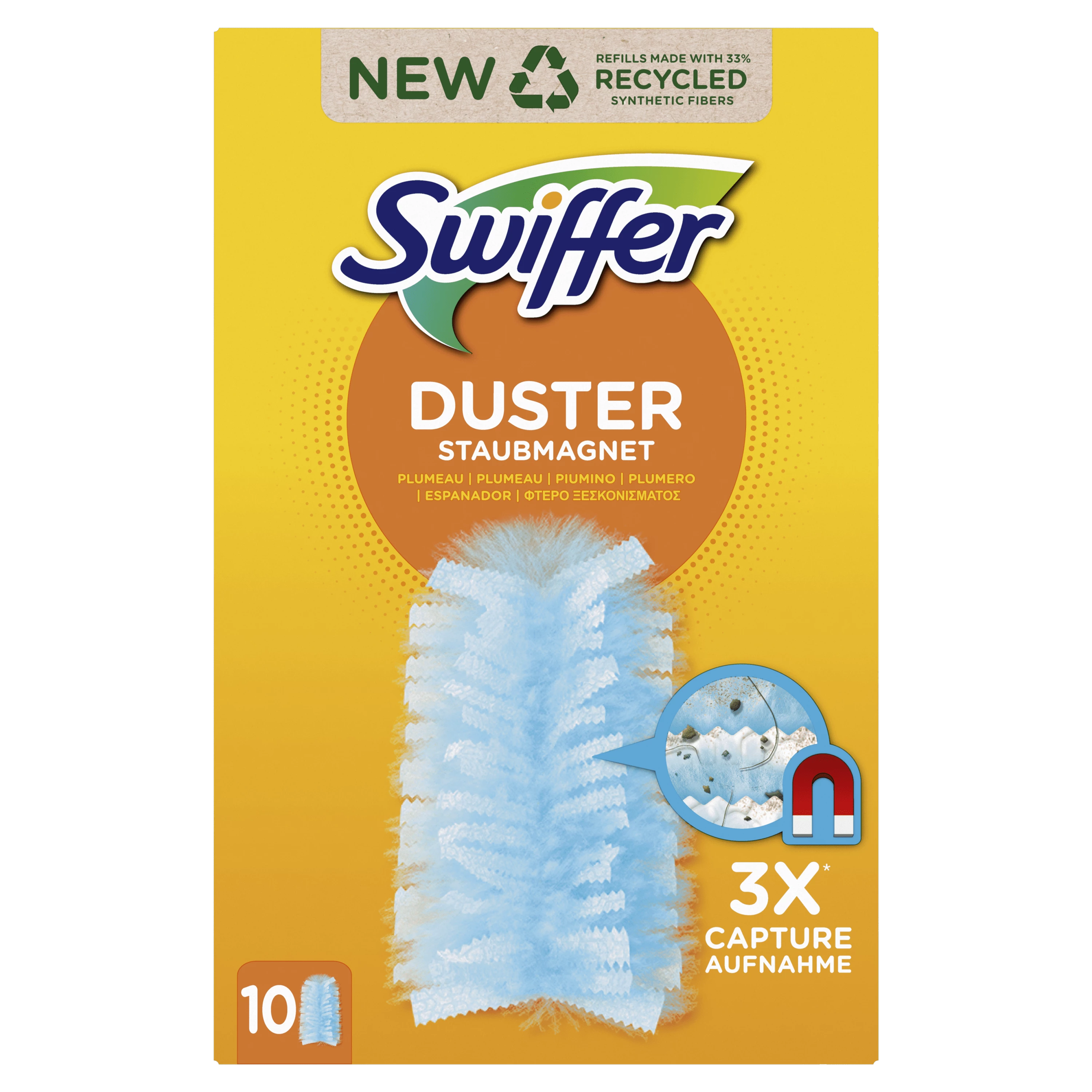 Swiffer Duster füllt X10 nach