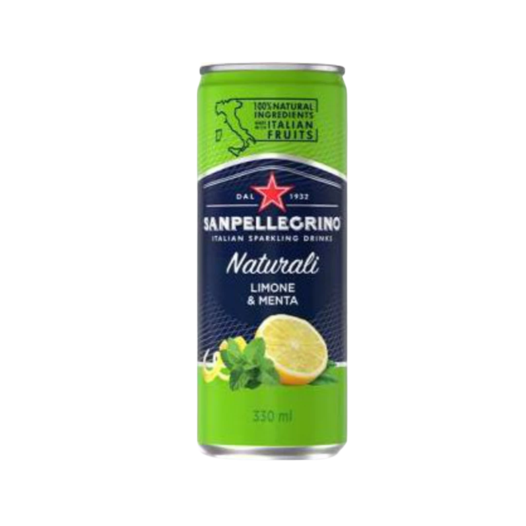 Gaser water flavored Limone & Menta 6x33cl - SAN PELLEGRINO